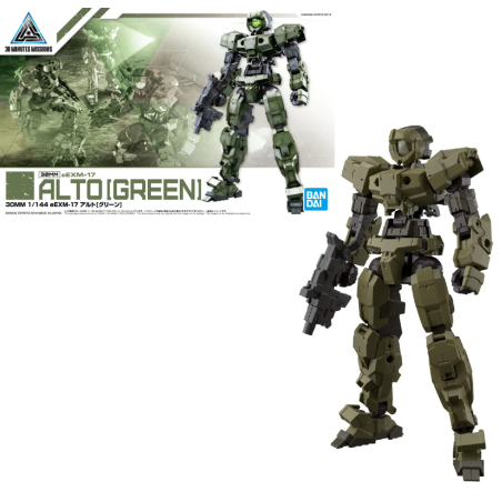 GUNDAM - 30MM 1/144 eEXM-17 Alto Green - Model Kit