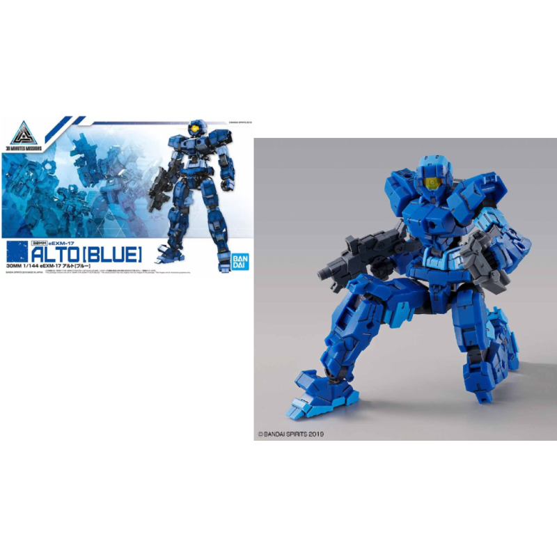 GUNDAM - 30MM eEXM-17 Alto Blue - Model Kit GUNDAM - 30MM eEXM-17 Alto Blue - Model Kit