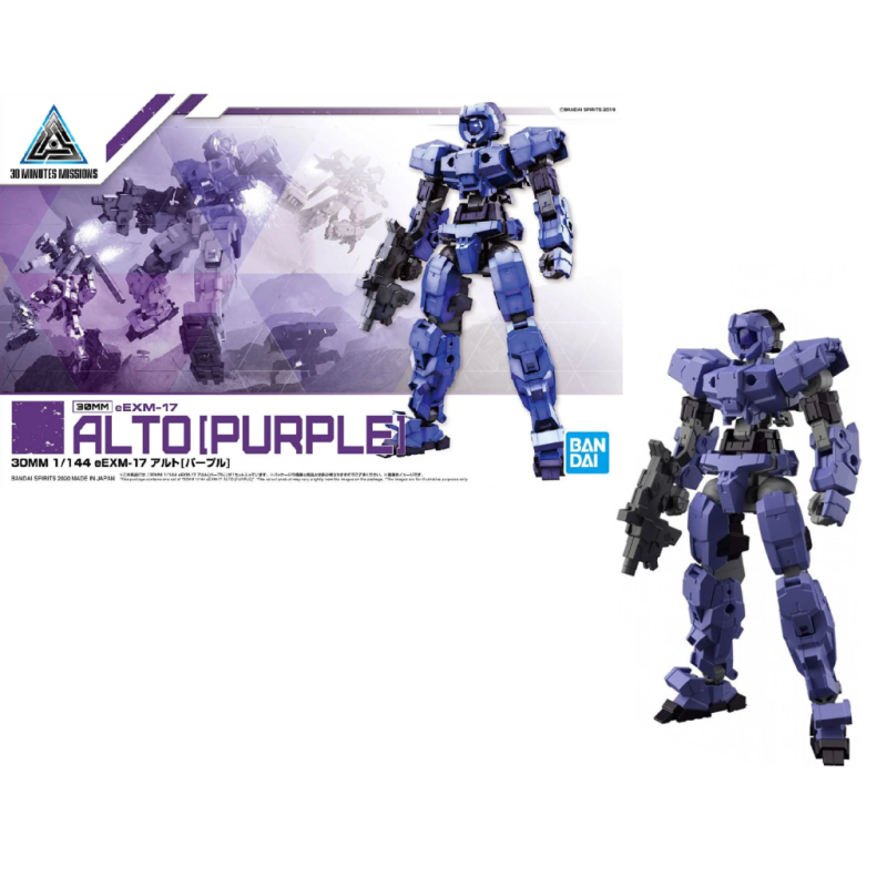 GUNDAM - 30MM eEXM-17 Alto Purple - Model Kit GUNDAM - 30MM eEXM-17 Alto Purple - Model Kit