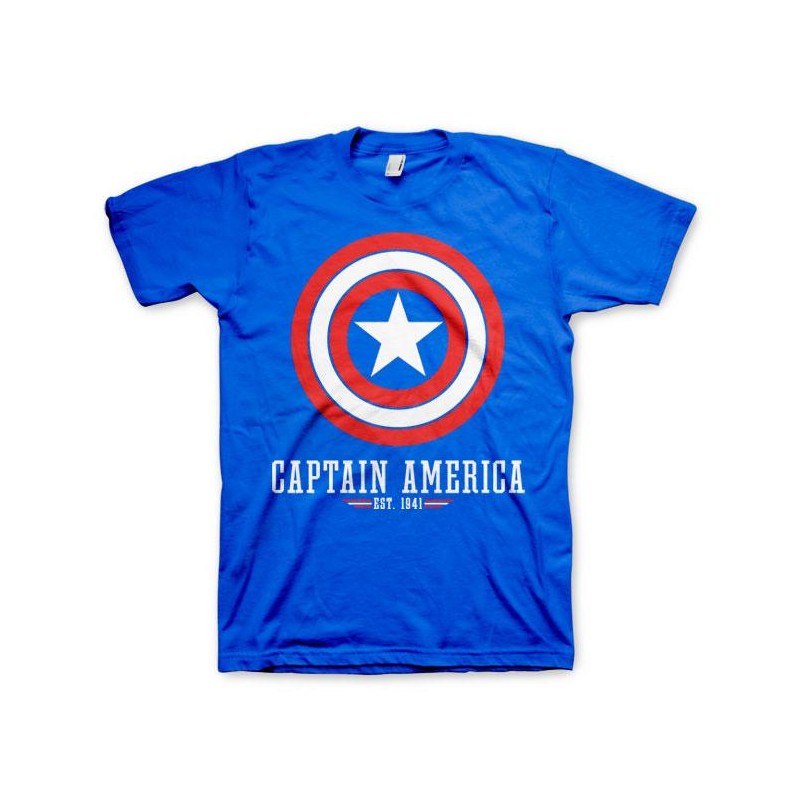 CAPTAIN AMERICA - Blue - T-Shirt (XXL) CAPTAIN AMERICA - Blue - T-Shirt (XXL)