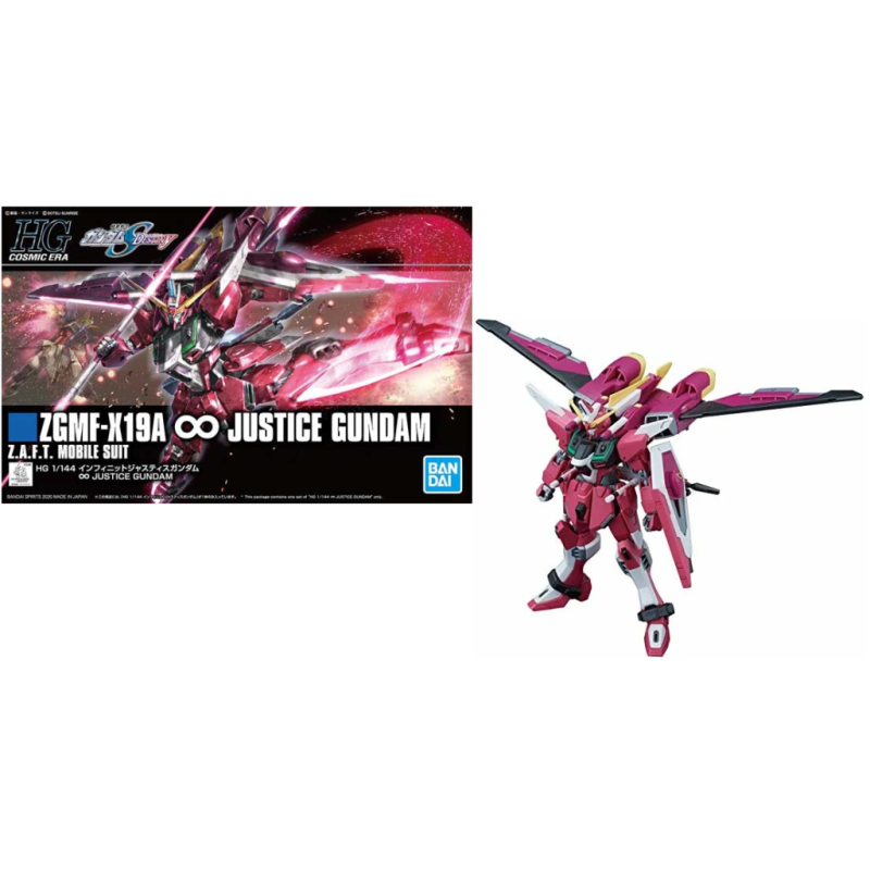 GUNDAM - HG 1/144 ZGMF-X19A Infinity Justice Gundam - Model Kit GUNDAM - HG 1/144 ZGMF-X19A Infinity Justice Gundam - Model Kit