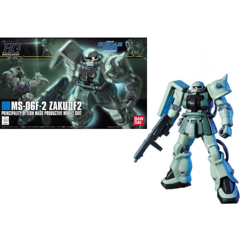 GUNDAM - HGUC 1/144 MS-06F-2 Zaku IIF2 Zeon M.P.M.S - Model Kit GUNDAM - HGUC 1/144 MS-06F-2 Zaku IIF2 Zeon M.P.M.S - Model Kit