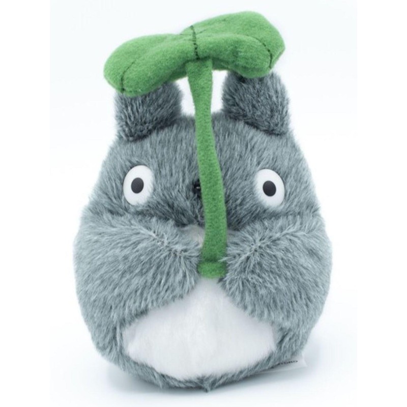 STUDIO GHIBLI - Totoro & sa feuille - Peluche 13cm STUDIO GHIBLI - Totoro & sa feuille - Peluche 13cm