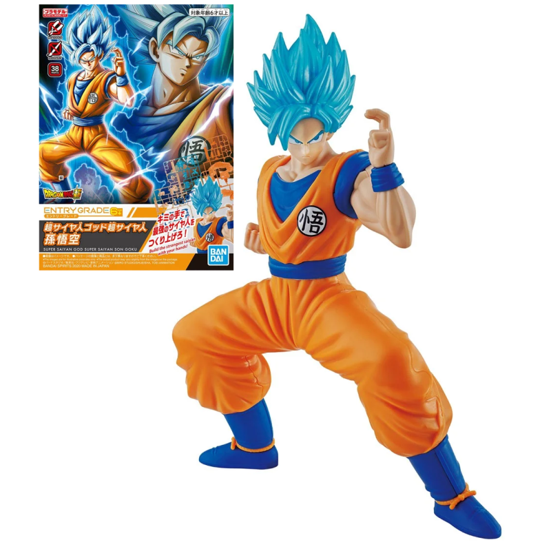 DRAGON BALL - Entry Grade - Super Saiyan God SS Son Goku (REPROD) DRAGON BALL - Entry Grade - Super Saiyan God SS Son Goku (REPROD)