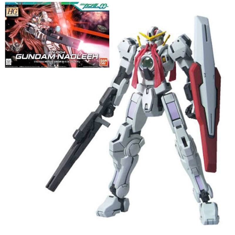 GUNDAM - HG 1/64 Gundam 00 GN-004 Gundam Nadleeh - Model Kit GUNDAM - HG 1/64 Gundam 00 GN-004 Gundam Nadleeh - Model Kit