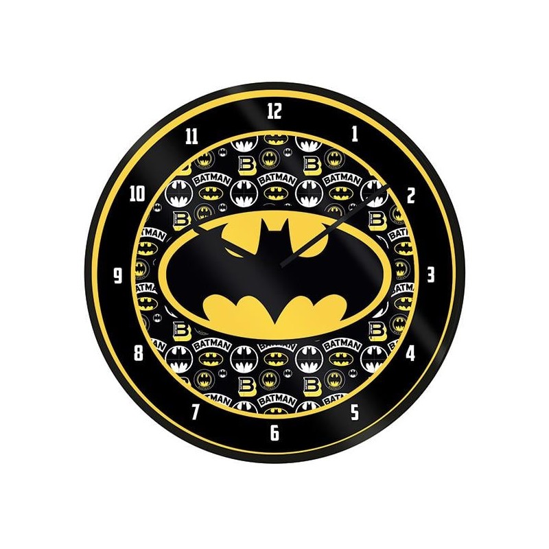 BATMAN - Logo - Horloge en plastique diamètre 25cm BATMAN - Logo - Horloge en plastique diamètre 25cm
