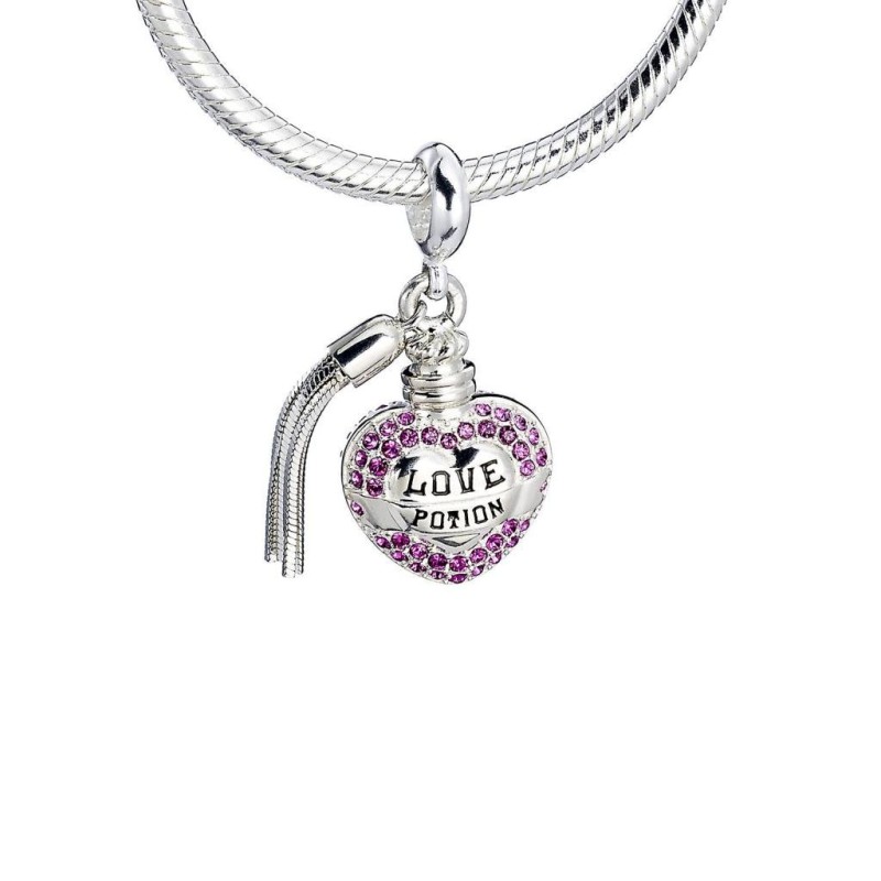 HARRY POTTER - Love Potion - Charme Slider + Cristaux pour Bracelet HARRY POTTER - Love Potion - Charme Slider + Cristaux pour Bracelet