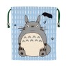 GHIBLI - Mon voisin Totoro - Sacoche Tissu bleu 14x17cm