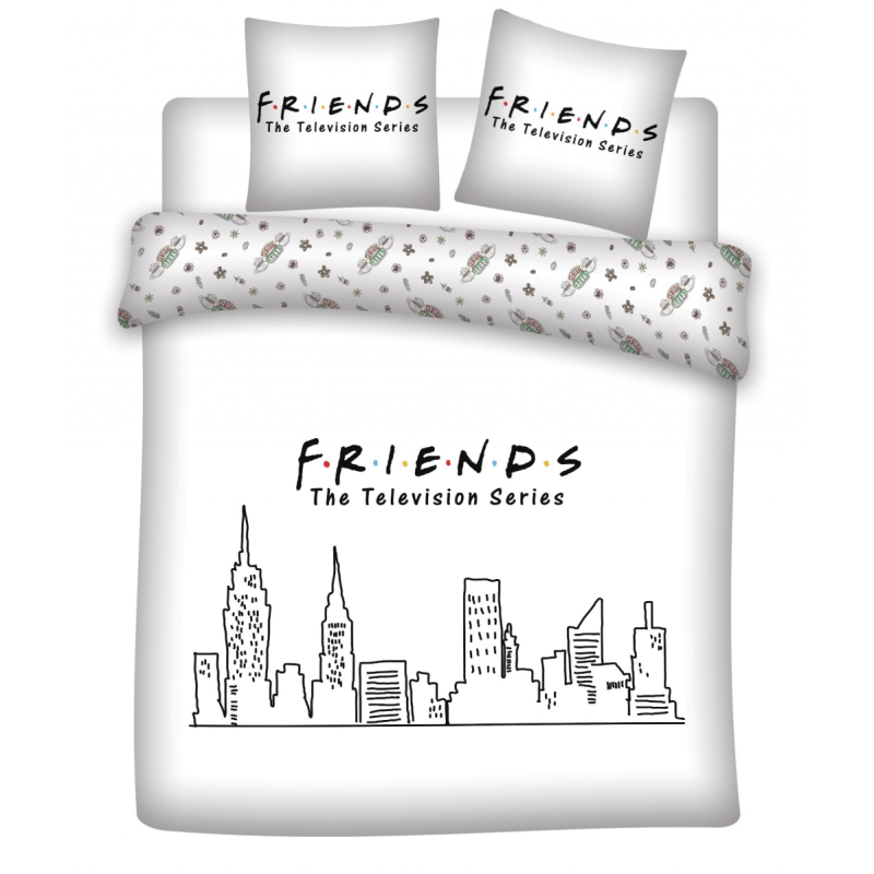 FRIENDS - Parure de lit 240X220 - Friends '100% microfibre' FRIENDS - Parure de lit 240X220 - Friends '100% microfibre'