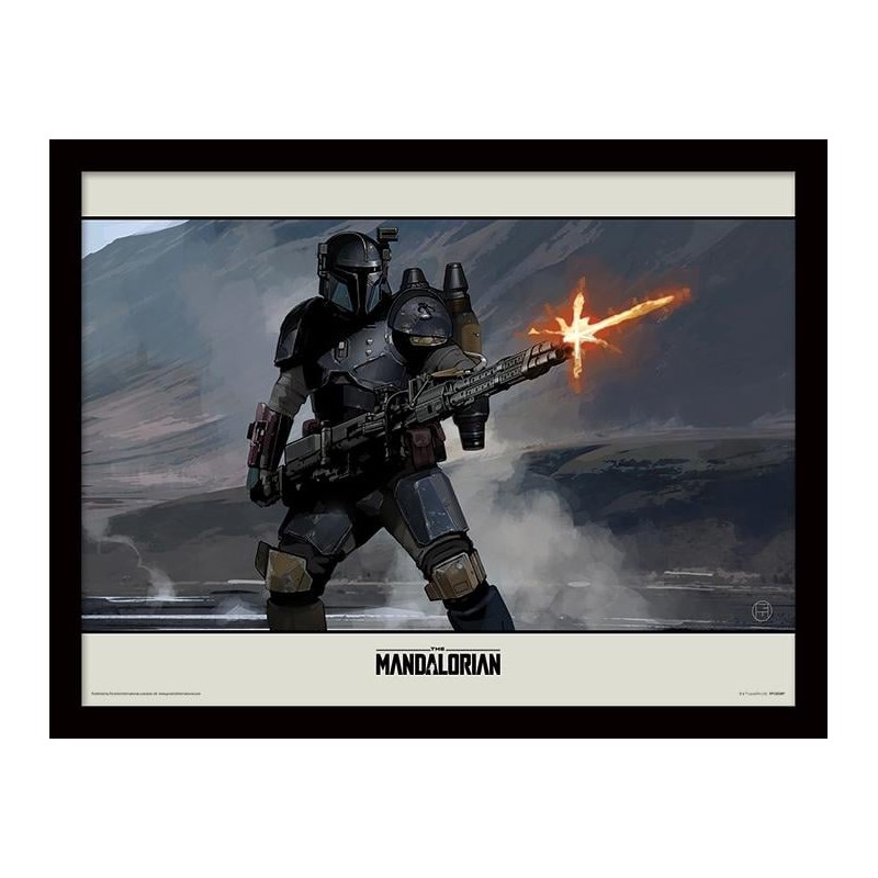 STAR WARS - The Mandalorian : Shoot - Impression encadrée 30x40cm STAR WARS - The Mandalorian : Shoot - Impression encadrée 30x40cm