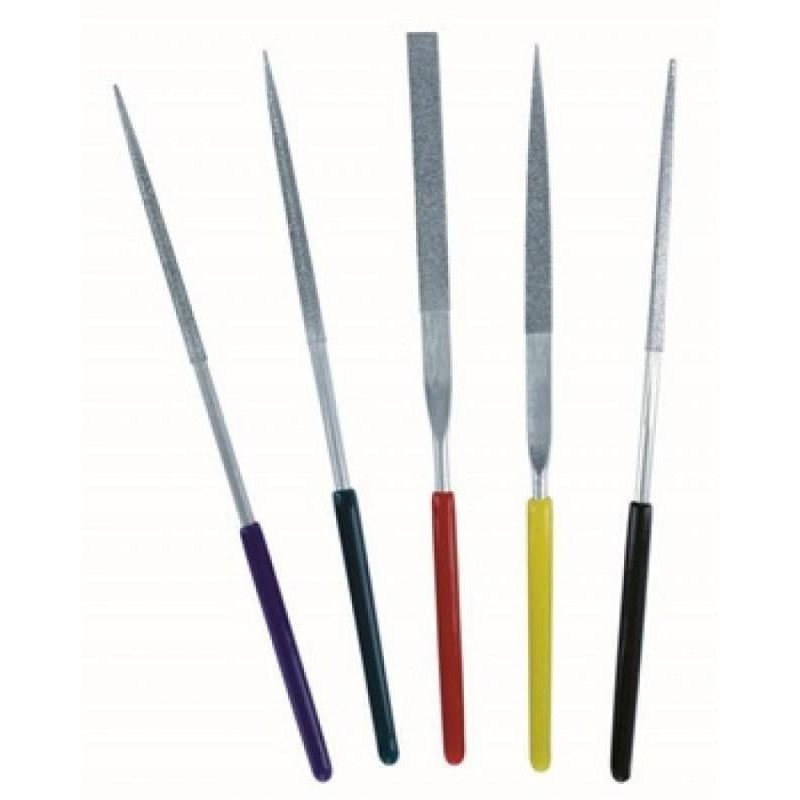 GUNDAM ACC - Jeu de 5 Mini Limes en Diamant - 100mm GUNDAM ACC - Jeu de 5 Mini Limes en Diamant - 100mm