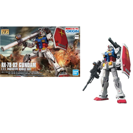 GUNDAM - HG RX-78-2 Gundam 'The Origin Version' 1/144 - Model Kit