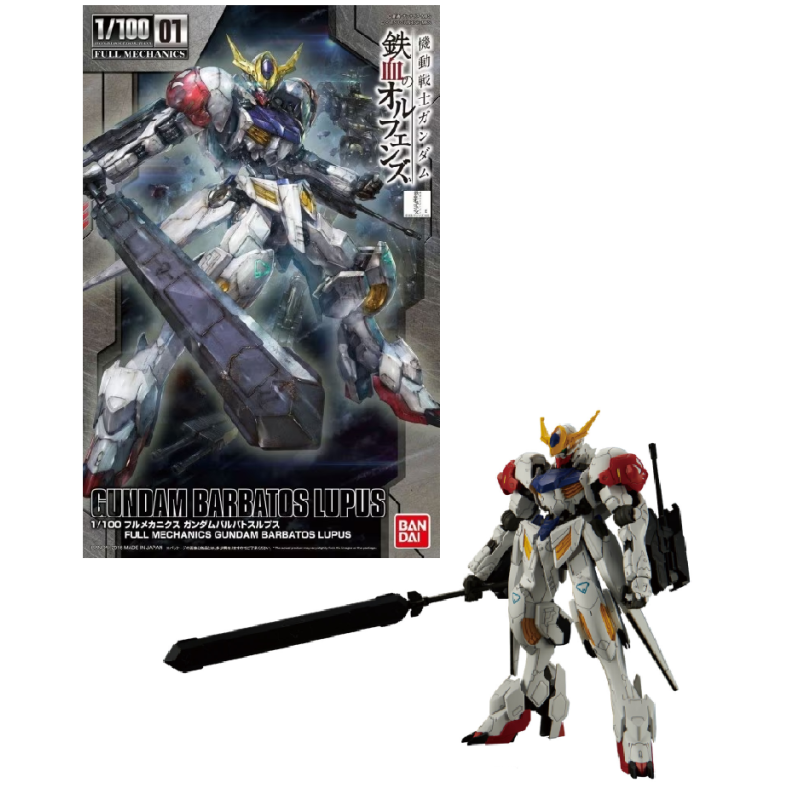 GUNDAM - 1/100 Full Mechanics Gundam Barbatos Lupus - Model Kit GUNDAM - 1/100 Full Mechanics Gundam Barbatos Lupus - Model Kit