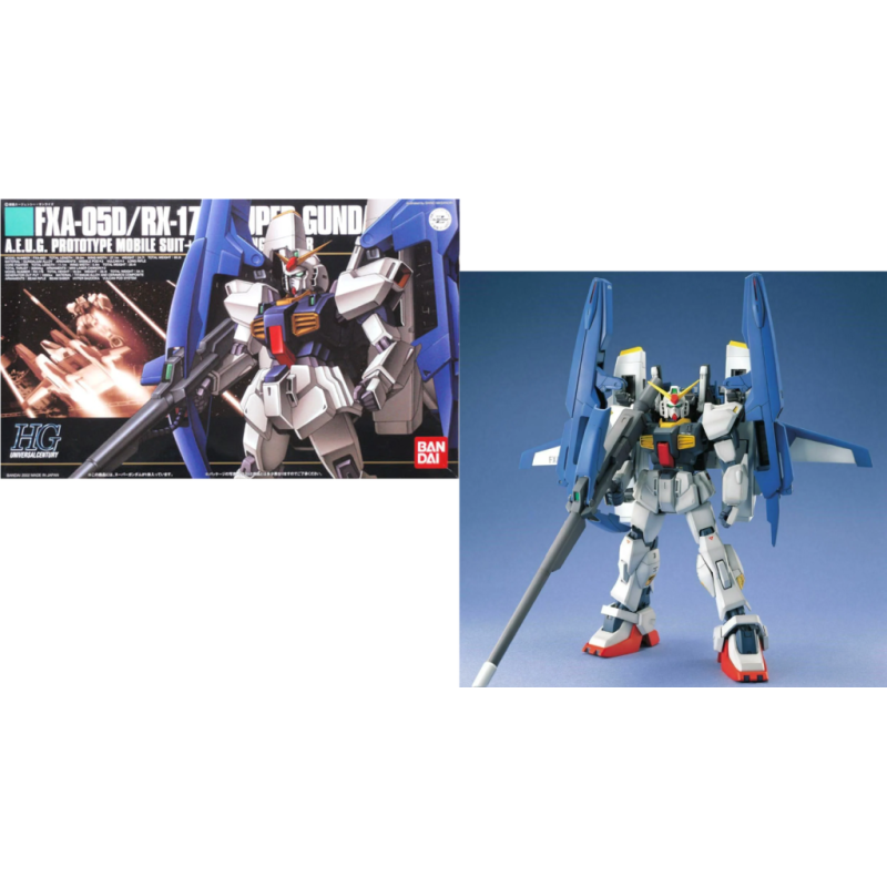 GUNDAM - HGUC - FXA-05D/RX178 Super Gundam 1/144 - Model Kit GUNDAM - HGUC - FXA-05D/RX178 Super Gundam 1/144 - Model Kit