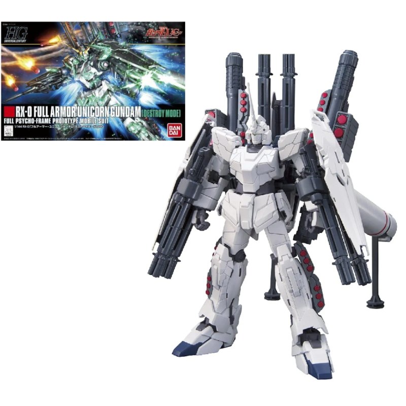 GUNDAM - HGUC Full Armor Unicorn Gundam 'Destroy' 1/144 - Model Kit GUNDAM - HGUC Full Armor Unicorn Gundam 'Destroy' 1/144 - Model Kit