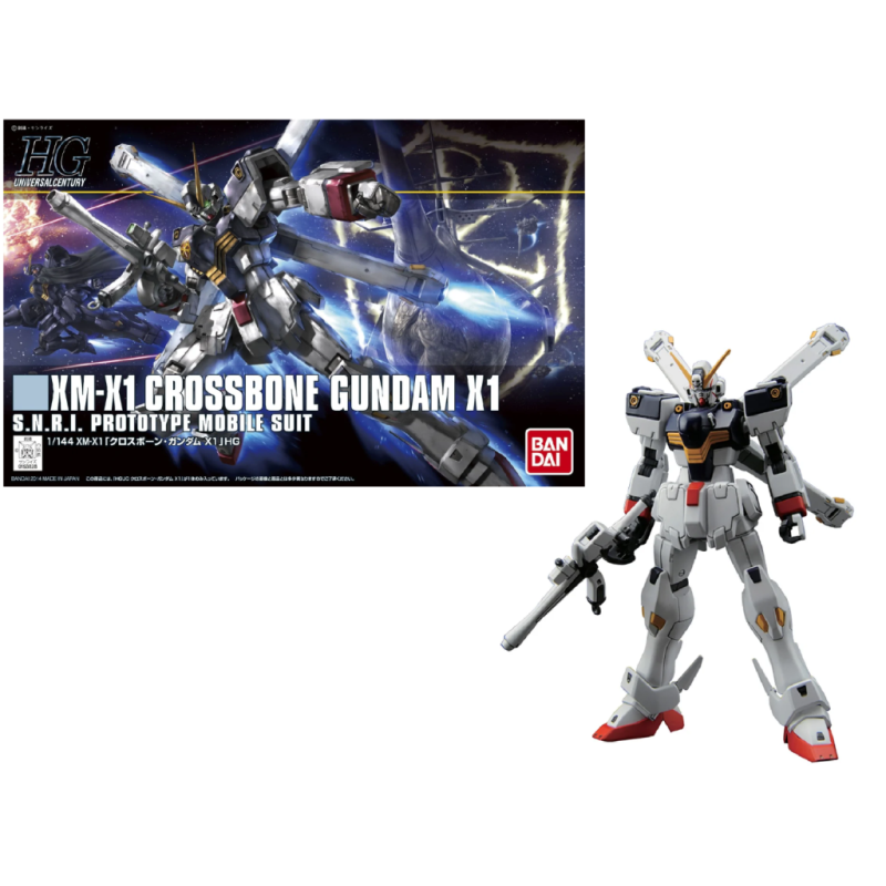 GUNDAM - HGUC Crossbone Gundam X1 1/144 - Model Kit GUNDAM - HGUC Crossbone Gundam X1 1/144 - Model Kit