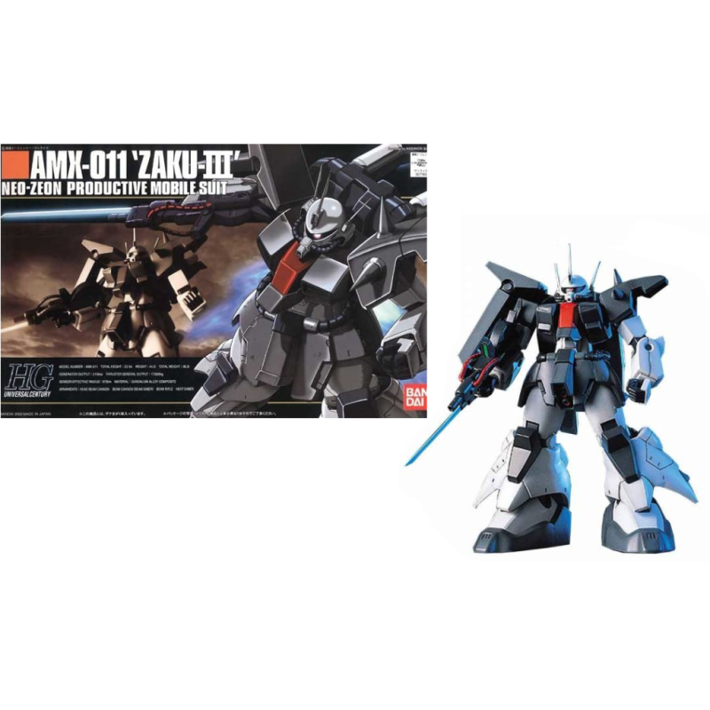 GUNDAM - HGUC AMX-011 Zaku III 1/144 - Model Kit GUNDAM - HGUC AMX-011 Zaku III 1/144 - Model Kit