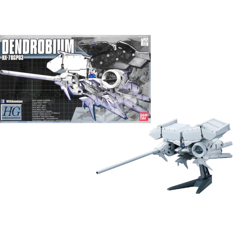 GUNDAM - HG Mechanics 1/550 RX-78GP03 Dendrobium - Model Kit GUNDAM - HG Mechanics 1/550 RX-78GP03 Dendrobium - Model Kit