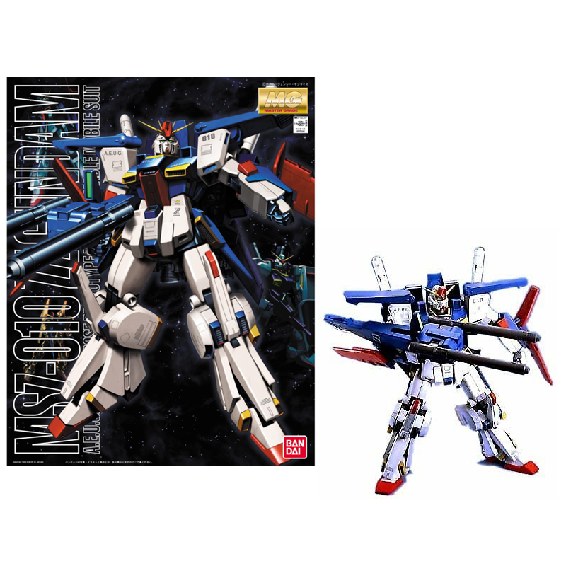 GUNDAM - MG 1/100 ZZ Gundam MSZ-010 - Model Kit GUNDAM - MG 1/100 ZZ Gundam MSZ-010 - Model Kit