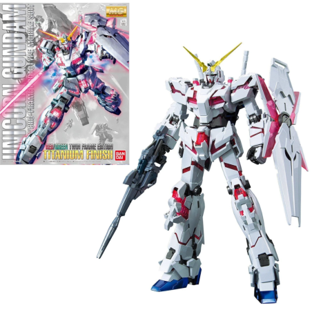 GUNDAM - MG 1/100 Unicorn Gundam (Red/Green TF) Titanium - Model Kit