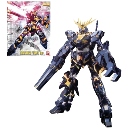 GUNDAM - MG 1/100 RX-0 Unicorn Gundam 2 Banshee Titanium - Model Kit