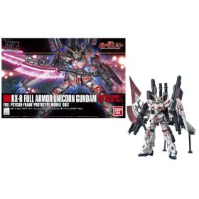 GUNDAM - HGUC Full Armor Unicorn Gundam Detroy Mode 1/144 - Model Kit