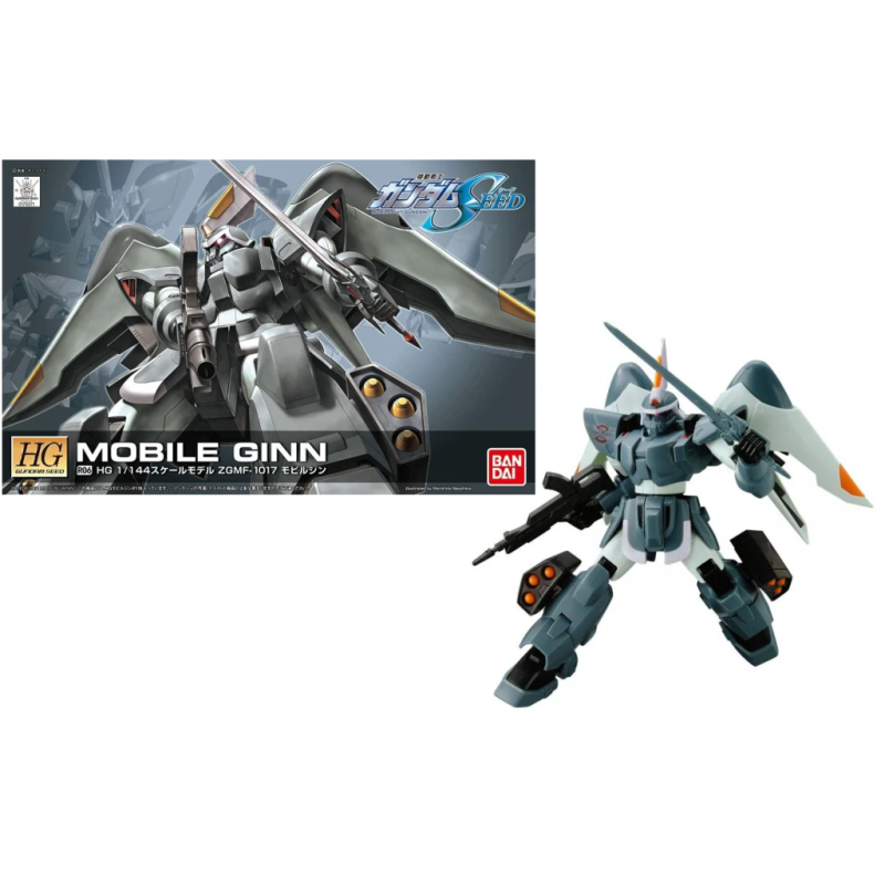 GUNDAM - HG R06 Mobile Ginn Gundam ZGMF-1017 1/144 - Model Kit GUNDAM - HG R06 Mobile Ginn Gundam ZGMF-1017 1/144 - Model Kit