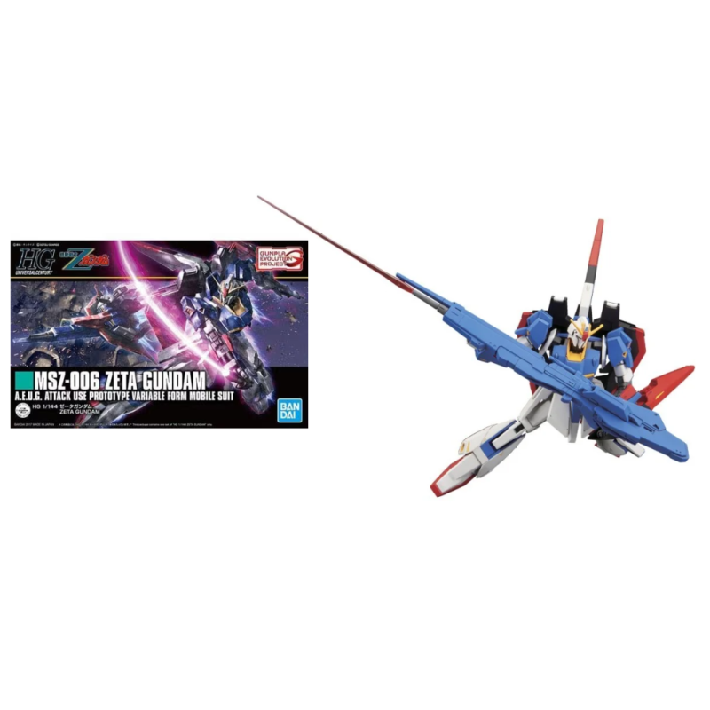 GUNDAM - HG 1/144 MSZ-006 Zeta Gundam - Model Kit GUNDAM - HG 1/144 MSZ-006 Zeta Gundam - Model Kit