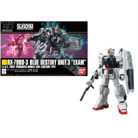 GUNDAM - HG RX-79BD-3 Blue Destiny Unit 3 'EXAM' 1/144 - Model Kit