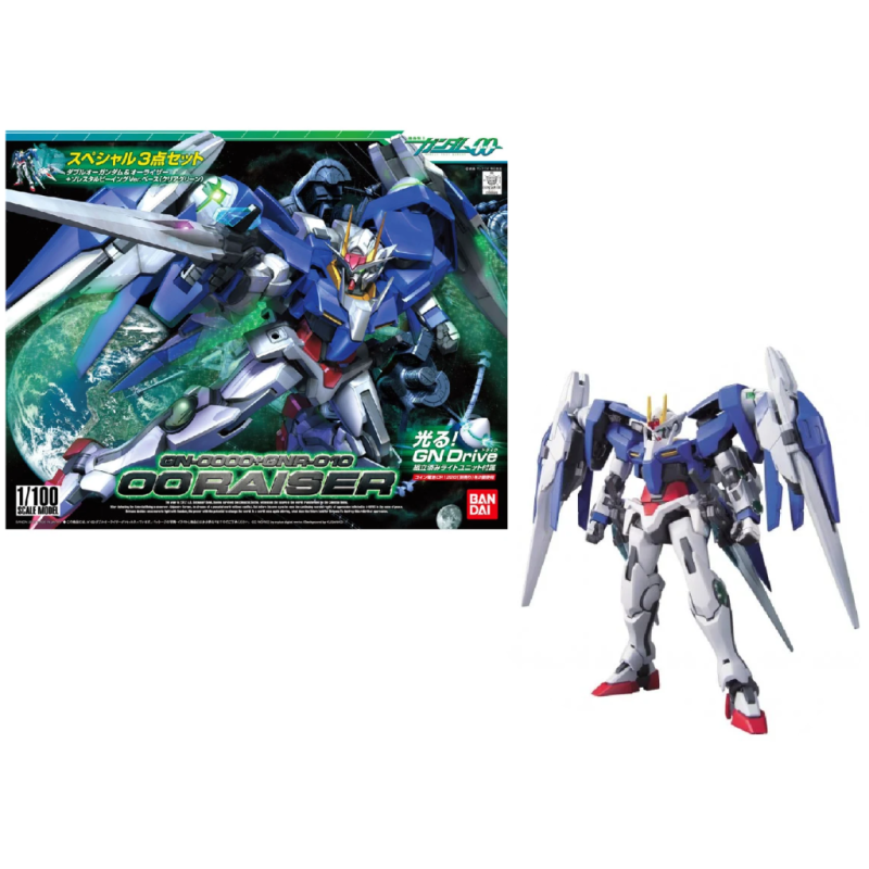 GUNDAM - OO Gundam + O-Raiser 1/100 - Model Kit GUNDAM - OO Gundam + O-Raiser 1/100 - Model Kit