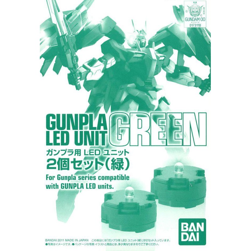 GUNDAM - MG Led Unit Green x2 - Accessoires pour Model Kit GUNDAM - MG Led Unit Green x2 - Accessoires pour Model Kit