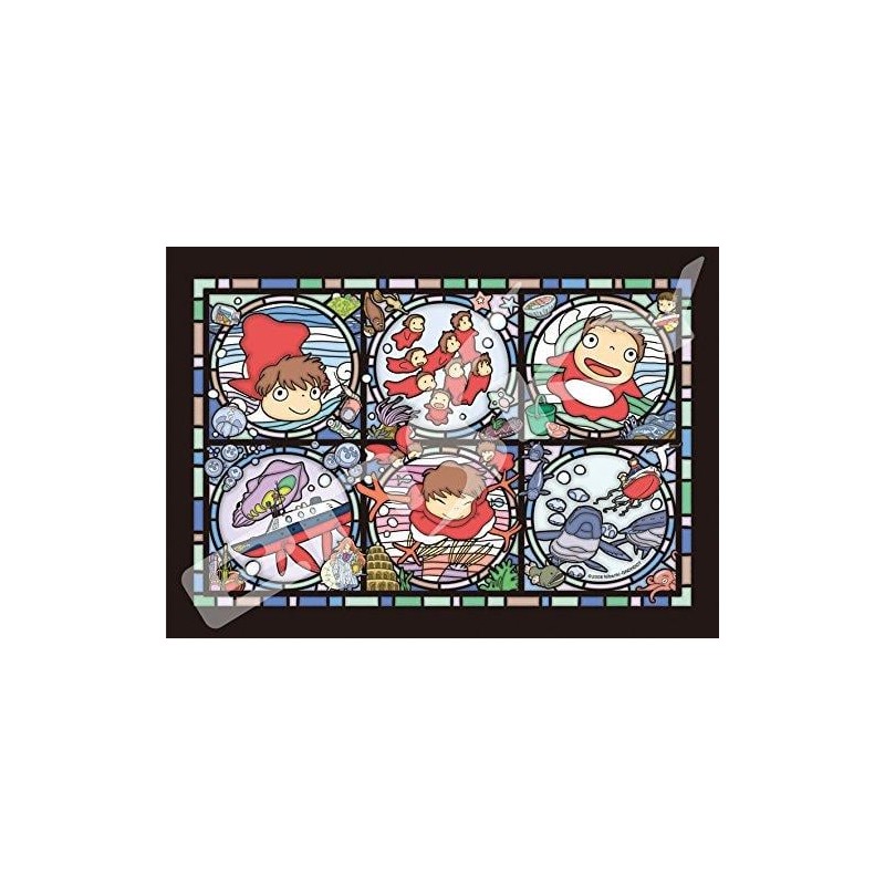 GHIBLI - Ponyo sur la falaise - Puzzle vitrail 18x25cm GHIBLI - Ponyo sur la falaise - Puzzle vitrail 18x25cm