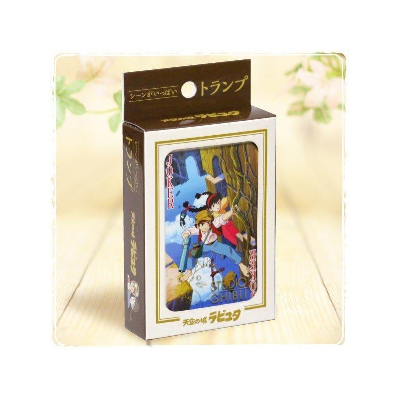 GHIBLI - Le château dans le ciel - Jeu de cartes à jouer (54 cartes) GHIBLI - Le château dans le ciel - Jeu de cartes à jouer (54 cartes)