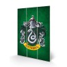 HARRY POTTER - Slytherin Crest - Impression sur bois 20x29.5