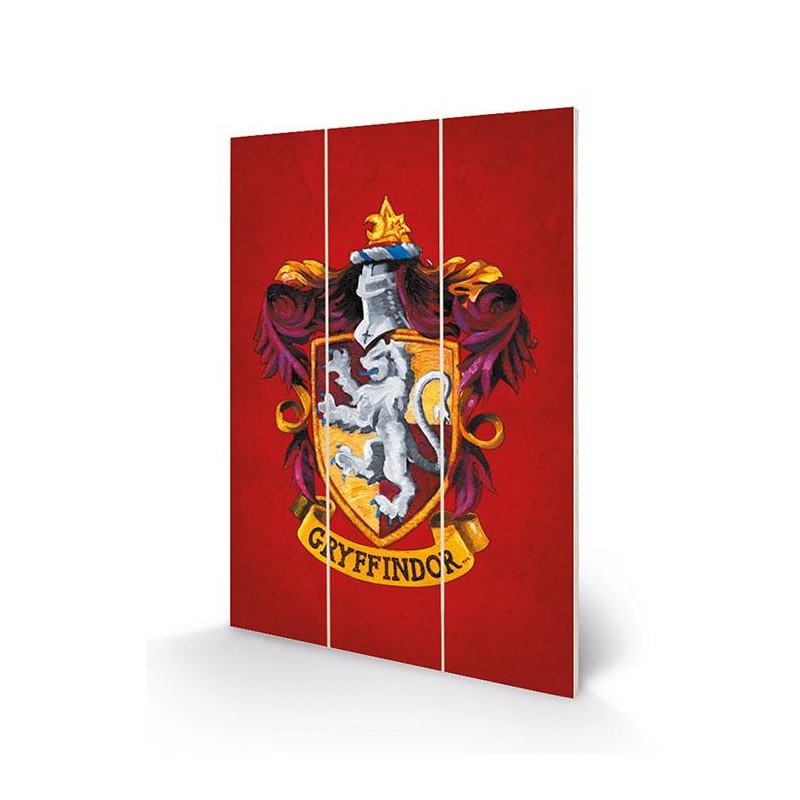 HARRY POTTER - Gryffindor Crest - Impression sur bois 20x29.5 HARRY POTTER - Gryffindor Crest - Impression sur bois 20x29.5