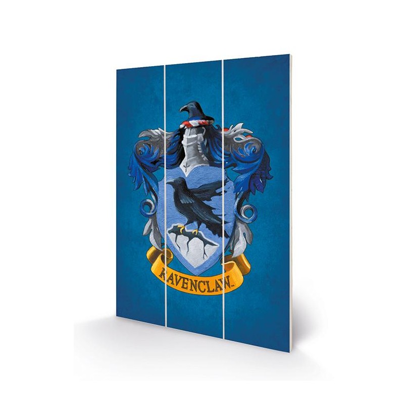 HARRY POTTER - Ravenclaw Crest - Impression sur bois 20x29.5 HARRY POTTER - Ravenclaw Crest - Impression sur bois 20x29.5