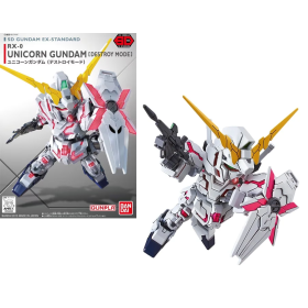 GUNDAM - SD Gundam Ex-Standard 005 Unicorn Destroy - Model Kit 8cm