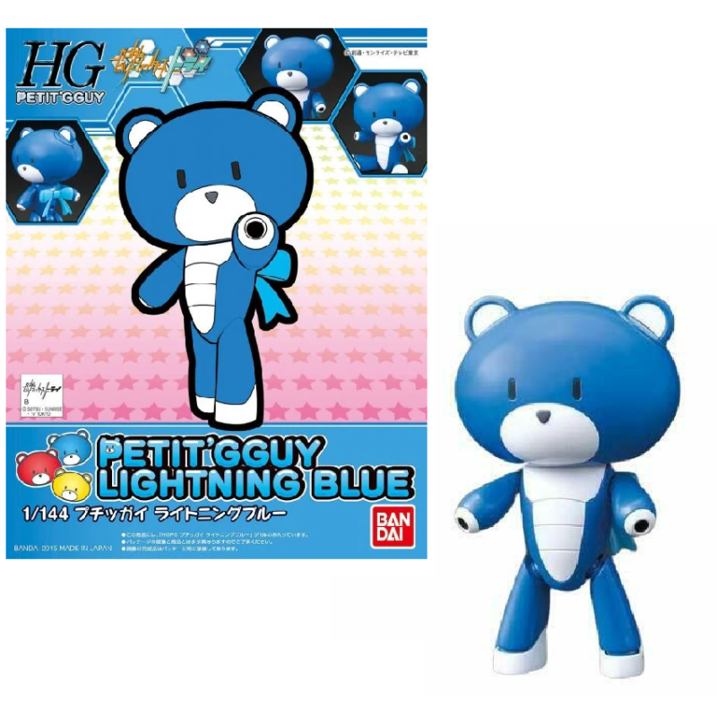 GUNDAM - HGPG 1/144 Petit'gguy Lightning Blue - Model Kit 8cm GUNDAM - HGPG 1/144 Petit'gguy Lightning Blue - Model Kit 8cm