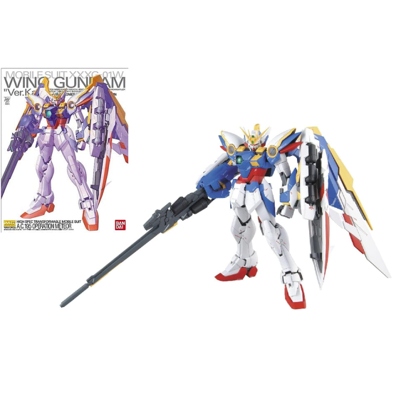 GUNDAM - MG 1/100 Wing Gundam Ver.Ka - Model Kit 18cm GUNDAM - MG 1/100 Wing Gundam Ver.Ka - Model Kit 18cm