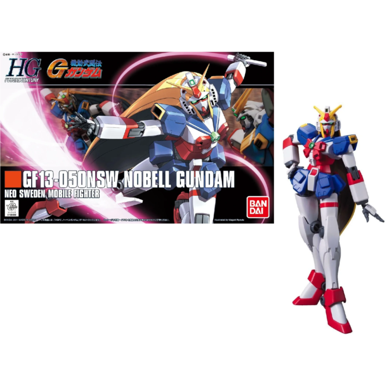 GUNDAM - 1/144 HGUC Nobell Gundam - Model Kit 13cm GUNDAM - 1/144 HGUC Nobell Gundam - Model Kit 13cm