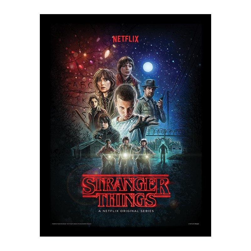 STRANGER THINGS - One Sheet - Impression encadrée 30x40cm STRANGER THINGS - One Sheet - Impression encadrée 30x40cm