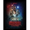STRANGER THINGS - One Sheet - Impression encadrée 30x40cm