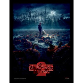 STRANGER THINGS - Pumpkin Patch - Impression encadrée 30x40cm