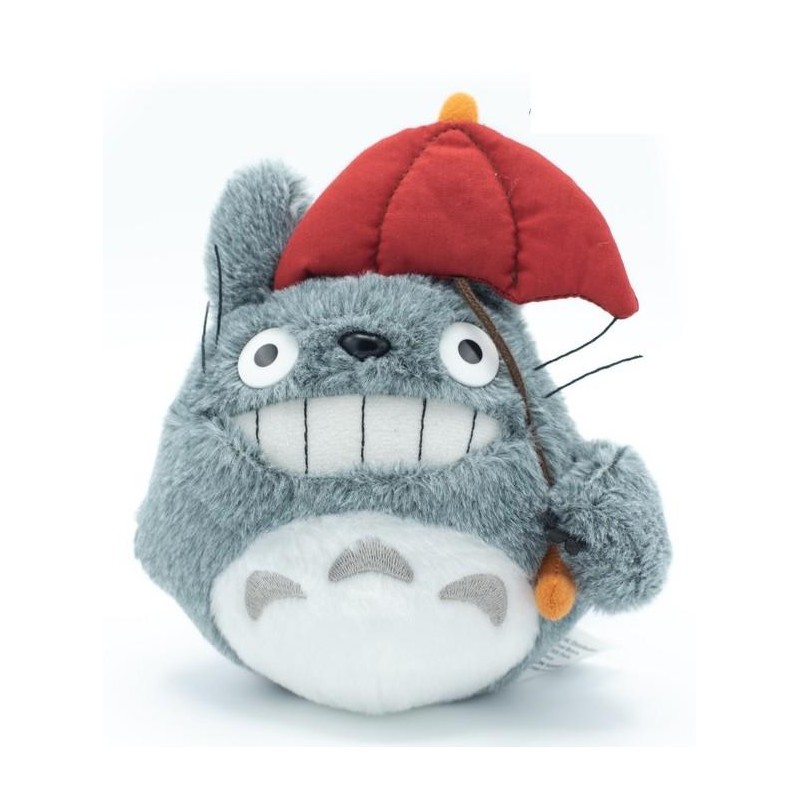MON VOISIN TOTORO - Totoro Red Umbrella - Peluche 15cm MON VOISIN TOTORO - Totoro Red Umbrella - Peluche 15cm