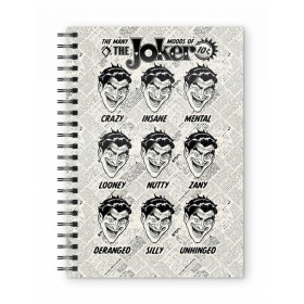 DC COMICS - Joker Faces - Notebook spirale A5