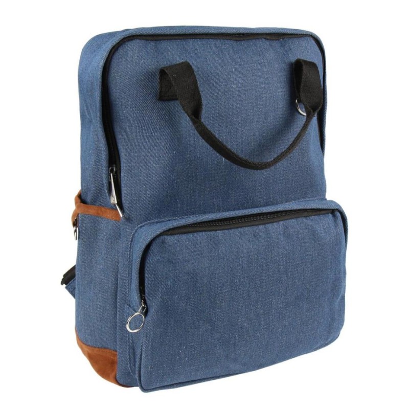 Sac à dos personnalisable en denim - Modèle A Sac à dos personnalisable en denim - Modèle A