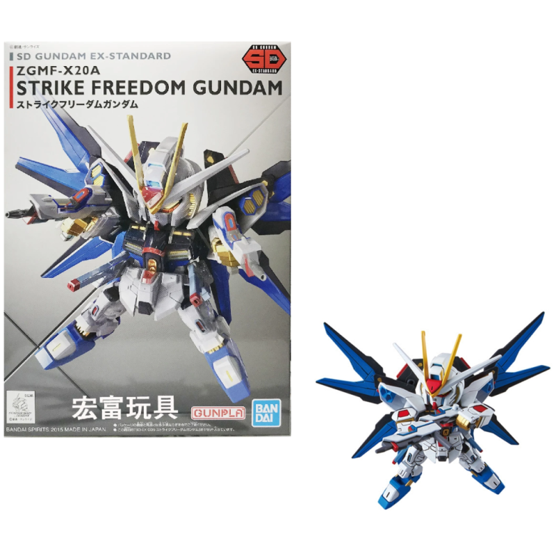 GUNDAM - SD Gundam Ex-Standard 006 Strike Freedom - Model Kit 8cm GUNDAM - SD Gundam Ex-Standard 006 Strike Freedom - Model Kit 8cm
