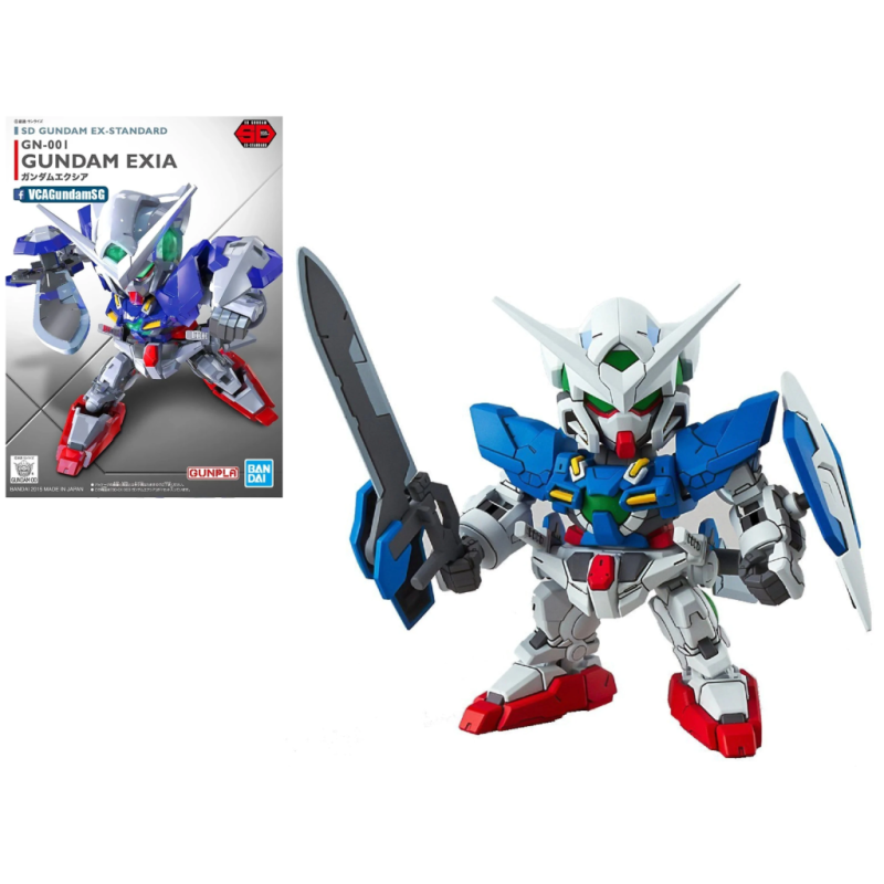 GUNDAM - SD Gundam Ex-Standard 003 Gundam Exia - Model Kit 8cm GUNDAM - SD Gundam Ex-Standard 003 Gundam Exia - Model Kit 8cm