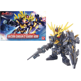 GUNDAM - BB391 Unicorn Gundam 02 Banshee Norn - Model Kit 8cm