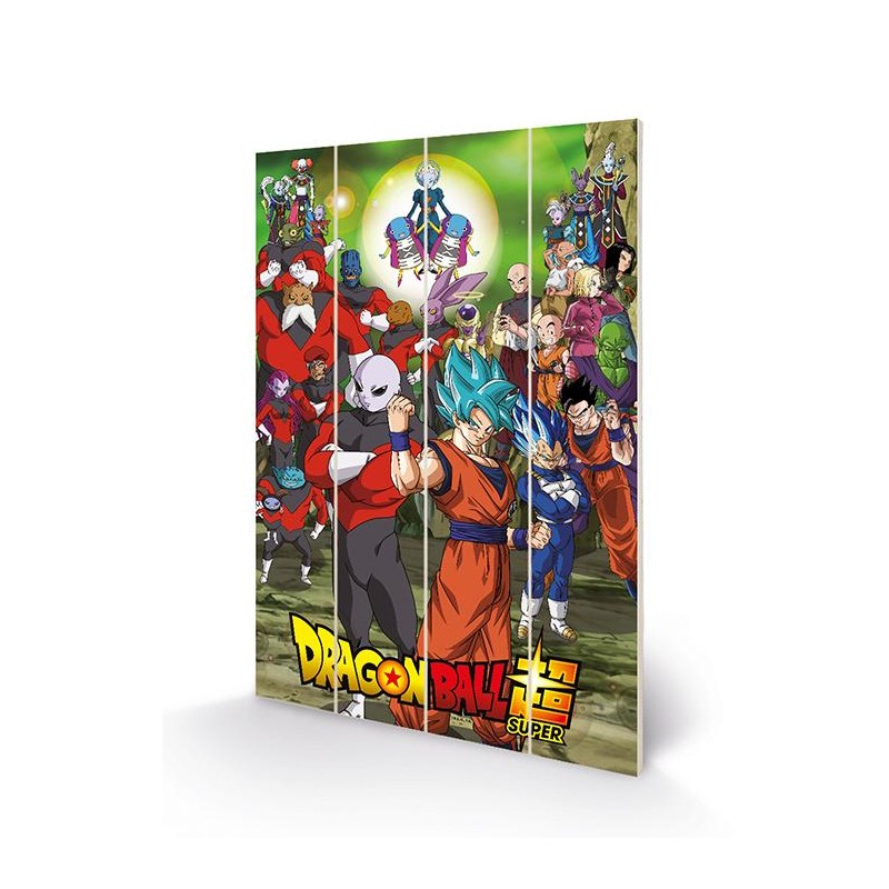 DRAGON BALL Z - Tournament of Power - Impression sur bois 40x59cm DRAGON BALL Z - Tournament of Power - Impression sur bois 40x59cm